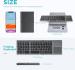 Клавіатура бездротова складана Erston Mini Bluetooth (UKR / EN / RU)