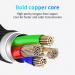 Кабель магнитный Erston USB - Type C + Lightning + MicroUSB (3 in 1), 3A Fast Charging, 1 m