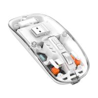 Миша бездротова прозора Erston Bluetooth/Wireless White