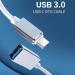 Кабель Erston OTG Type C - USB 3.0 AF, 0.15 м, Silver