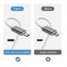 Кабель Erston OTG Type C - USB 3.0 AF, 0.15 м, Silver
