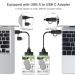 Адаптер Erston USB Type C / USB 3.0 - SATA 2.5" 22pin, 0.38 m