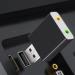 Звуковая карта Erston USB Sound Card 7.1 Channel, Black