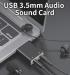 Звуковая карта Erston USB Sound Card 7.1 Channel, Black