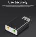 Звуковая карта Erston USB Sound Card 7.1 Channel, Black
