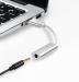 Звуковая карта 2 в 1 Erston USB Sound Card 7.1 Channel, Silver