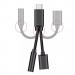 Адаптер Erston 2 in 1 USB Type C - 3.5mm Jack + PD Fast Charging (PCT-3001)