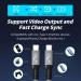 Кабель Erston USB 4.0 Type C - Type C, 240W, 0.5 m
