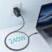 Кабель Erston USB 4.0 Type C - Type C, 240W, 0.5 m