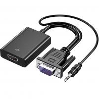 Адаптер Erston VGA Male - HDMI Female with 3.5 mm&USB cable (PCZ-2012)