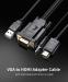 Кабель Erston VGA Male - HDMI Male with 3.5 mm&USB cable, 2 m (PCZ-3017)